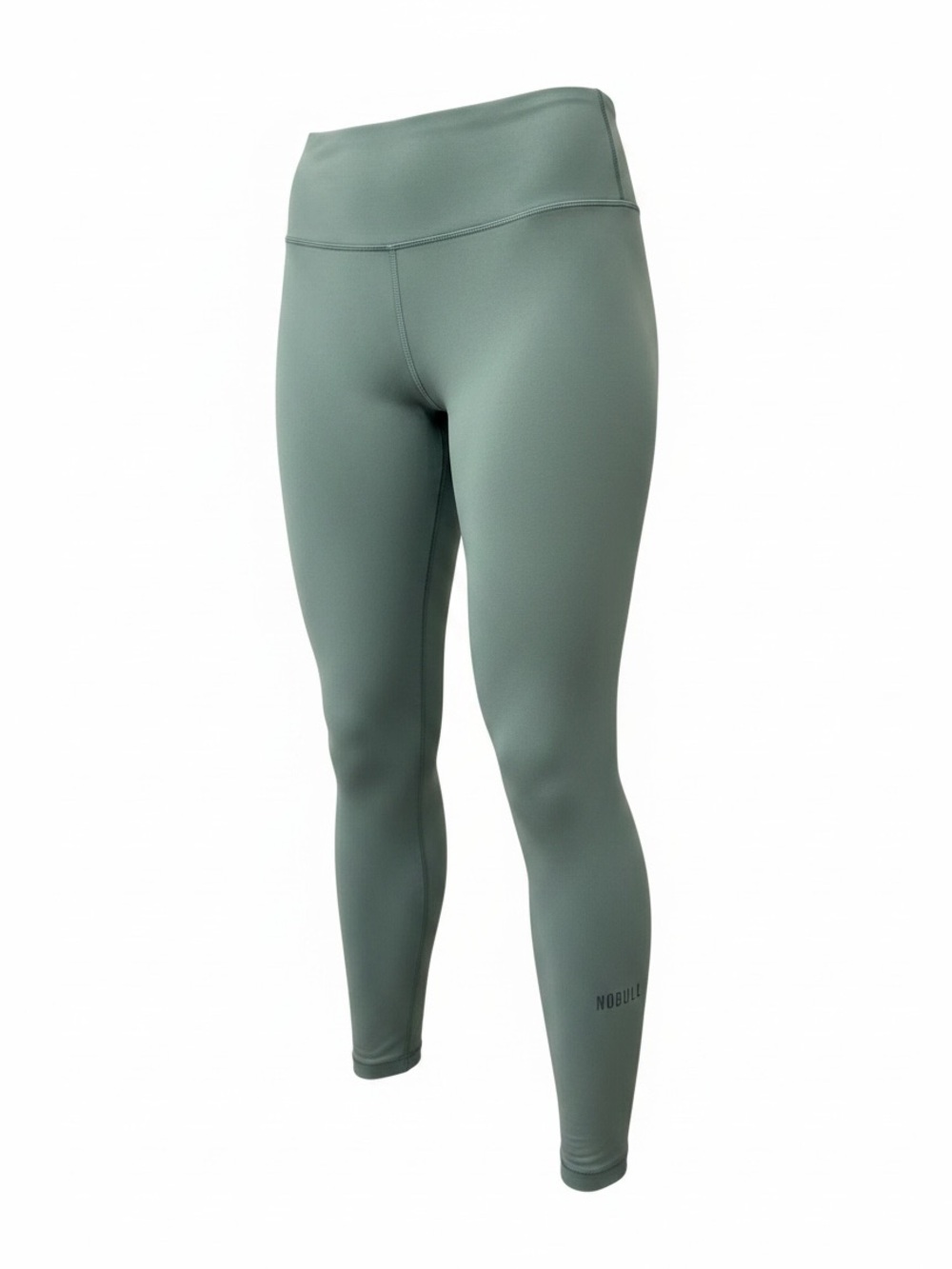 NOBULL High-Rise Matte Crop Tight in Sage Green